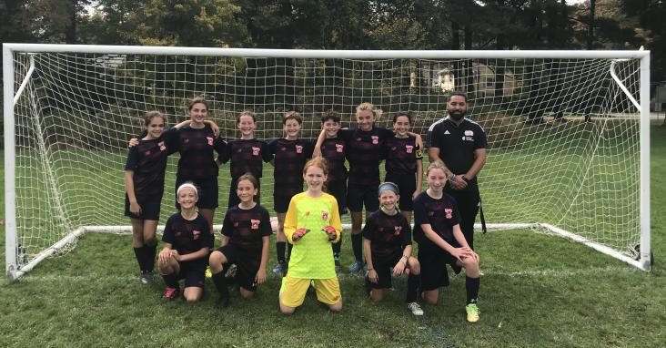 Girls 5/6 Gunners take 1st at the Natick Tournament 